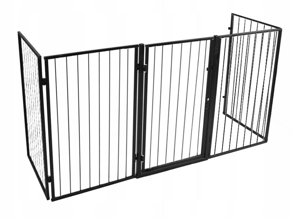 Bramka zabezpieczająca kominek piec Osłona do kominka 304x74,5cm