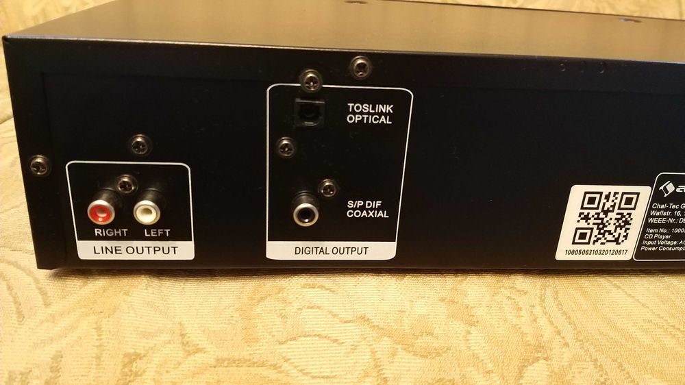 leitor CDs Auna AV2-CD509 Com USB Leitor de CD Hi-Fi