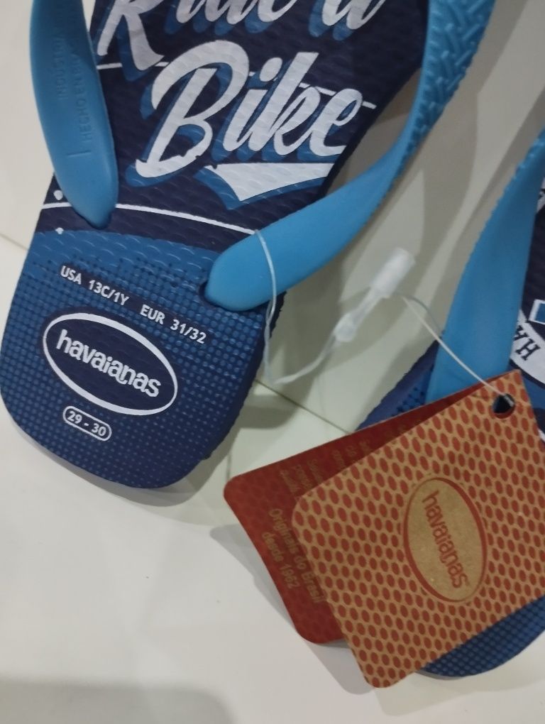 Havaianas Azuis Novas