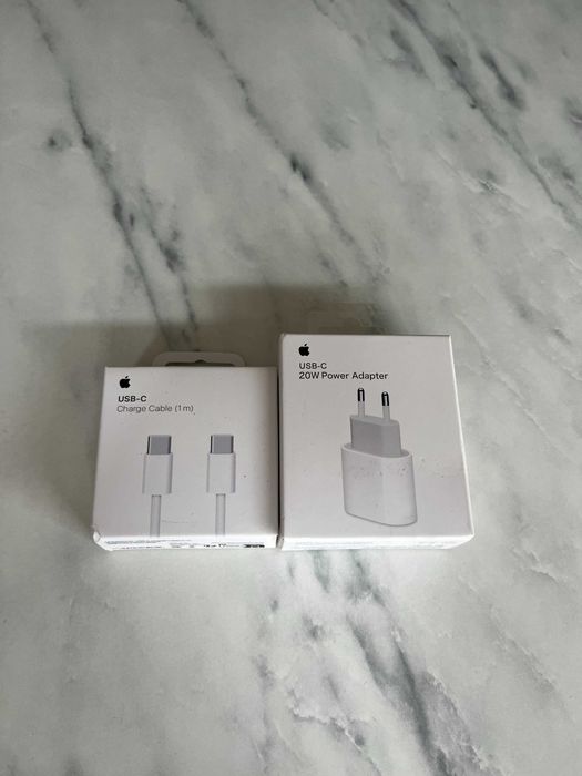 Ładowarka Apple IPHONE USB C 20W Kabel i kostka ZESTAW NOWY