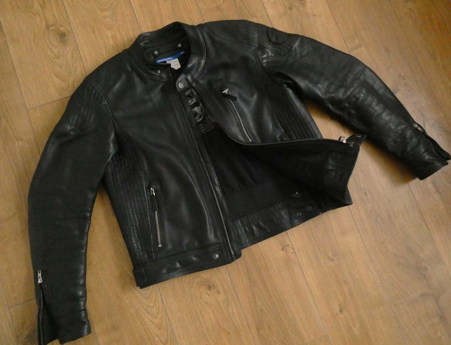 Kurtka skórzana męska BMW motorrad CLUB skóra PILOTKA rozm L/XL