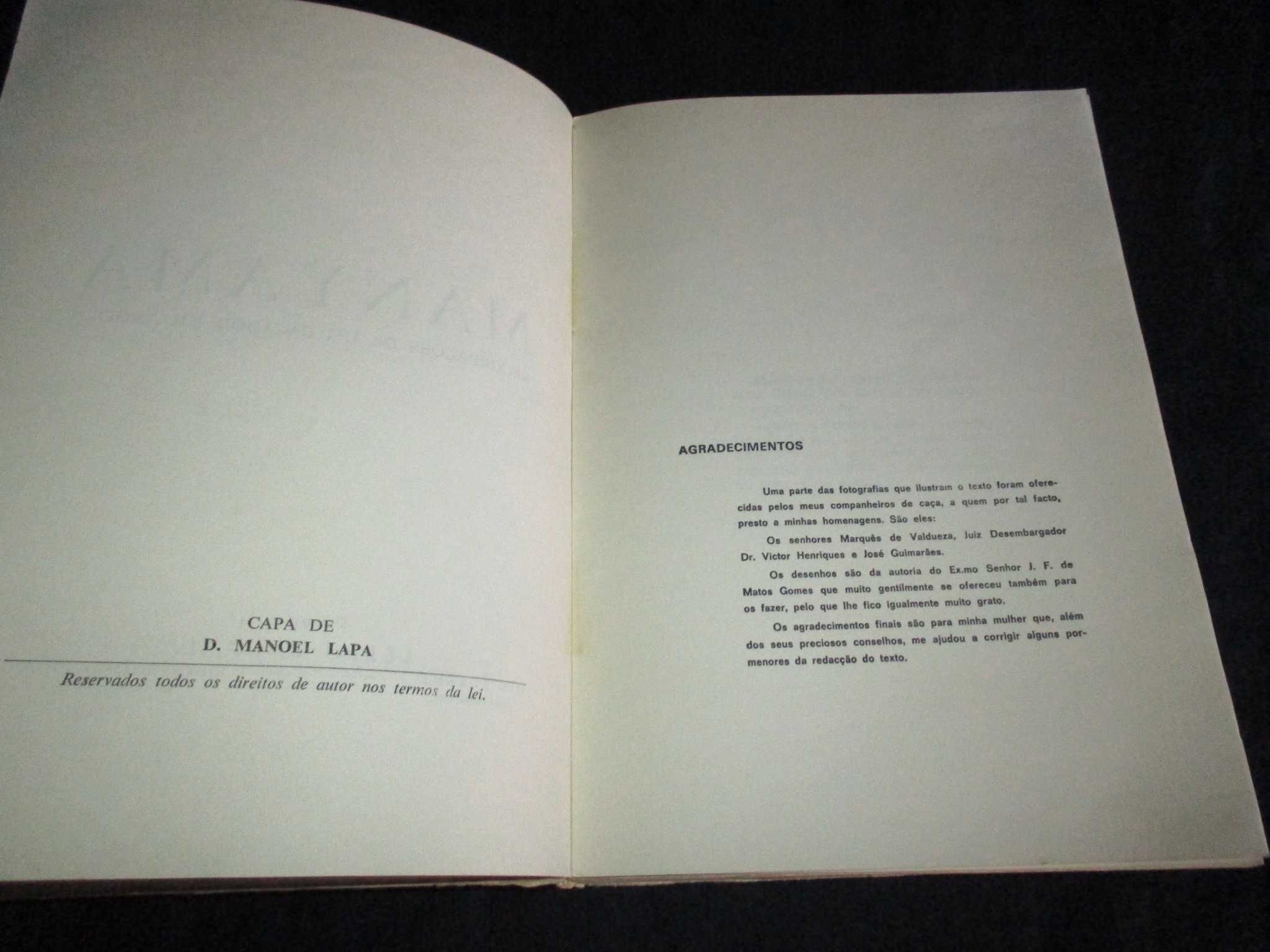 Livro Manyama Recordações de um caçador em Angola