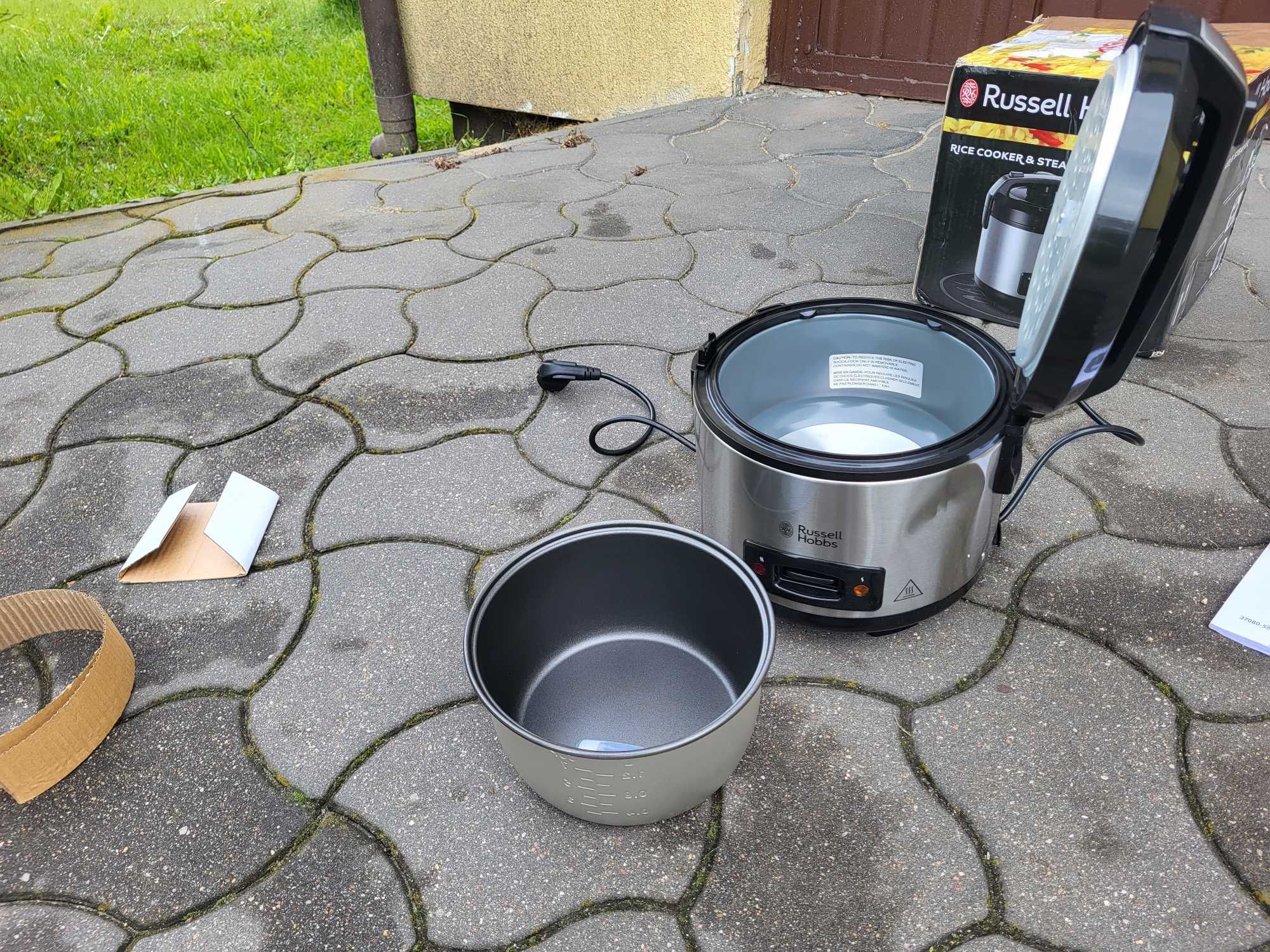 Garnek do gotowania ryżu wolnowar szybkowar ryżowar RUSSELL hobs 27080