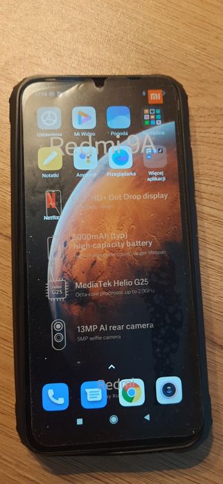 Telefon Redmi 9A używany przez miesiąc