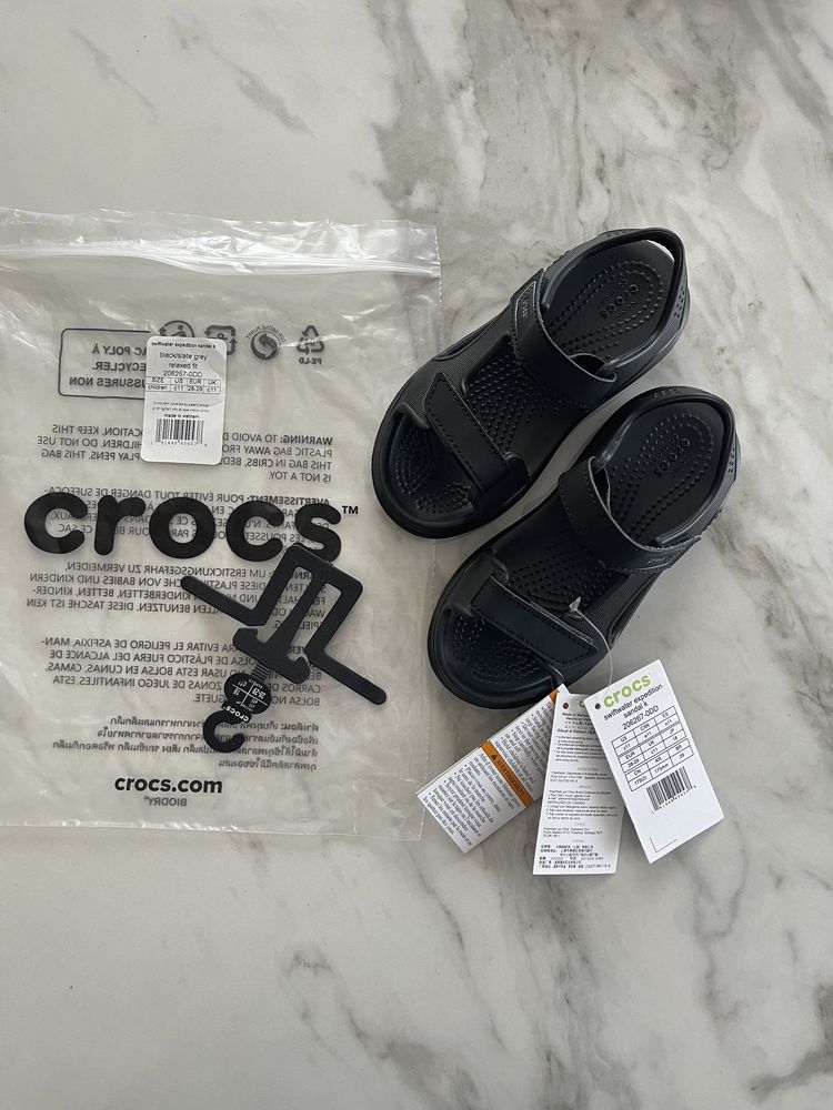 Детские сандали Crocs swiftwater sanda  с6 с8 с9