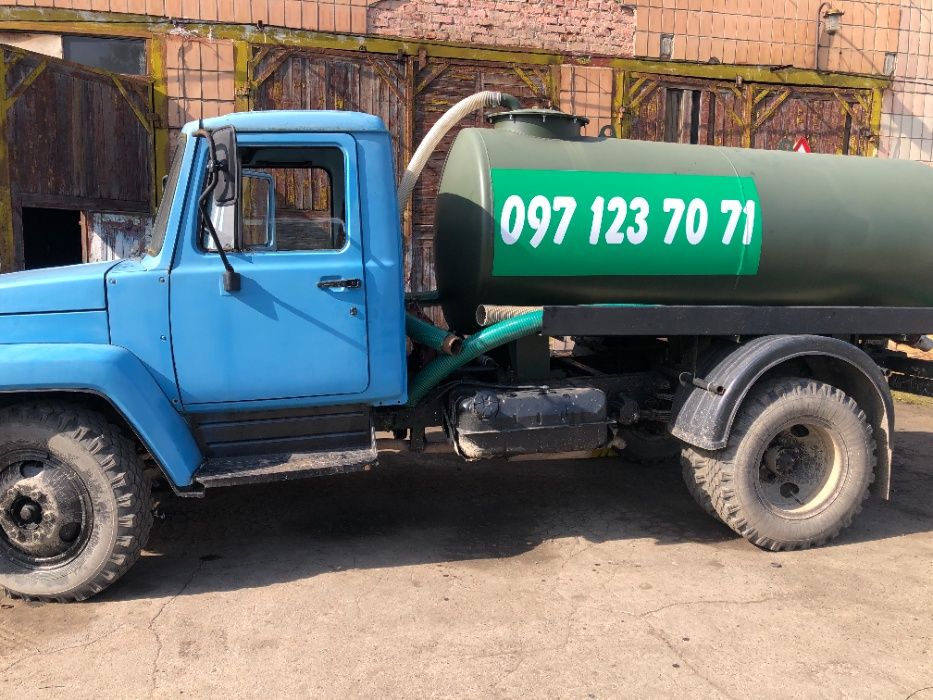 викачка септиків, туалетів,вигрібних ям, чищення каналізаціі та труб