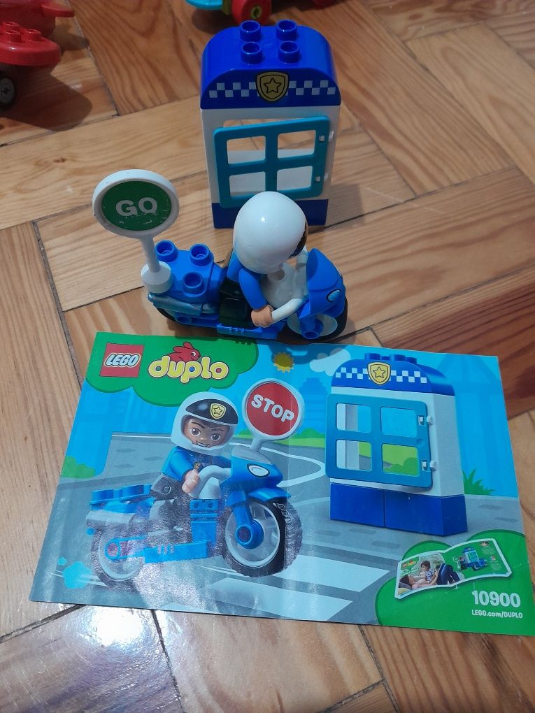 Lego duplo 2+ moto polícia