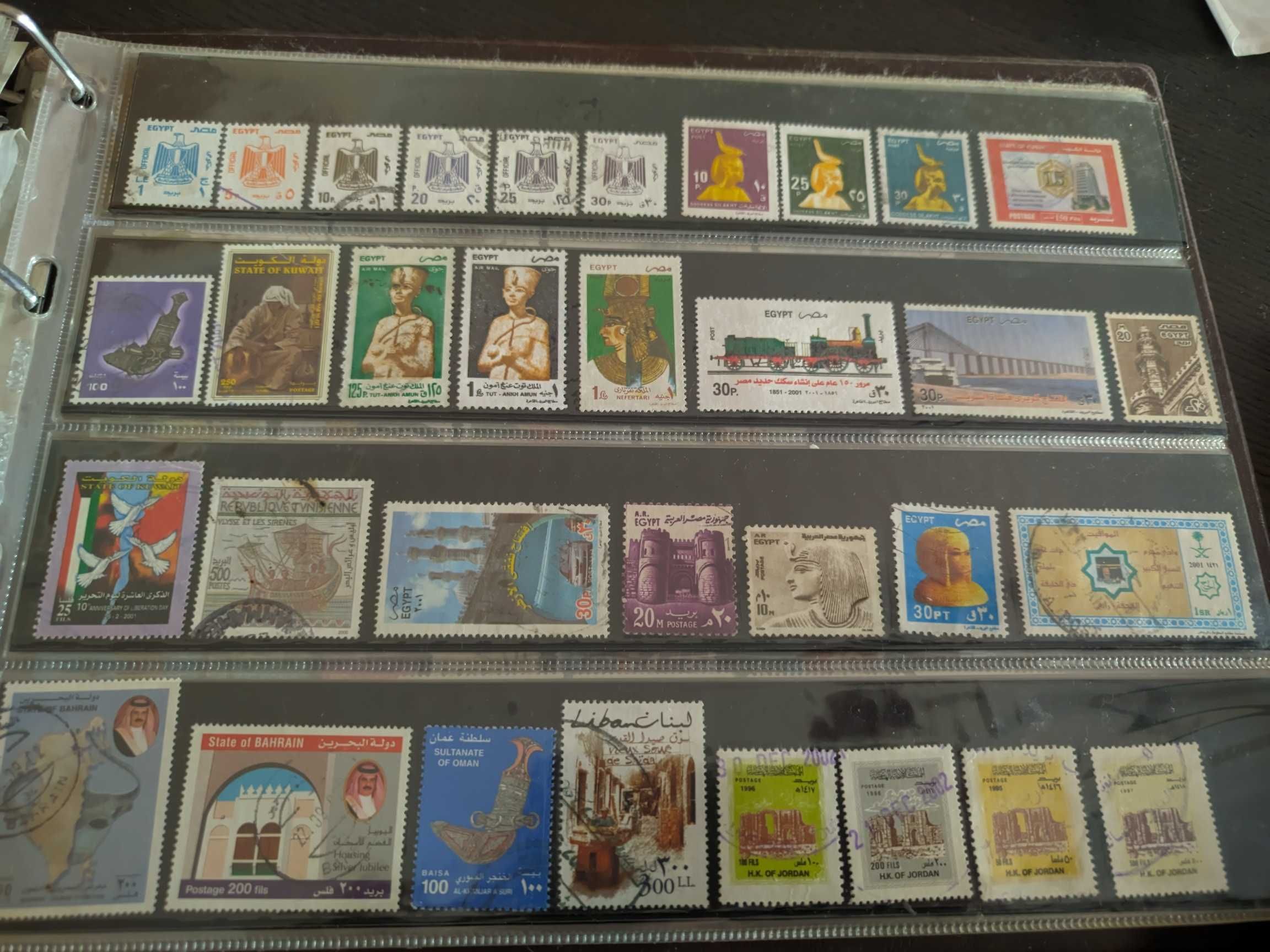 Selos de todo o mundo de vários anos