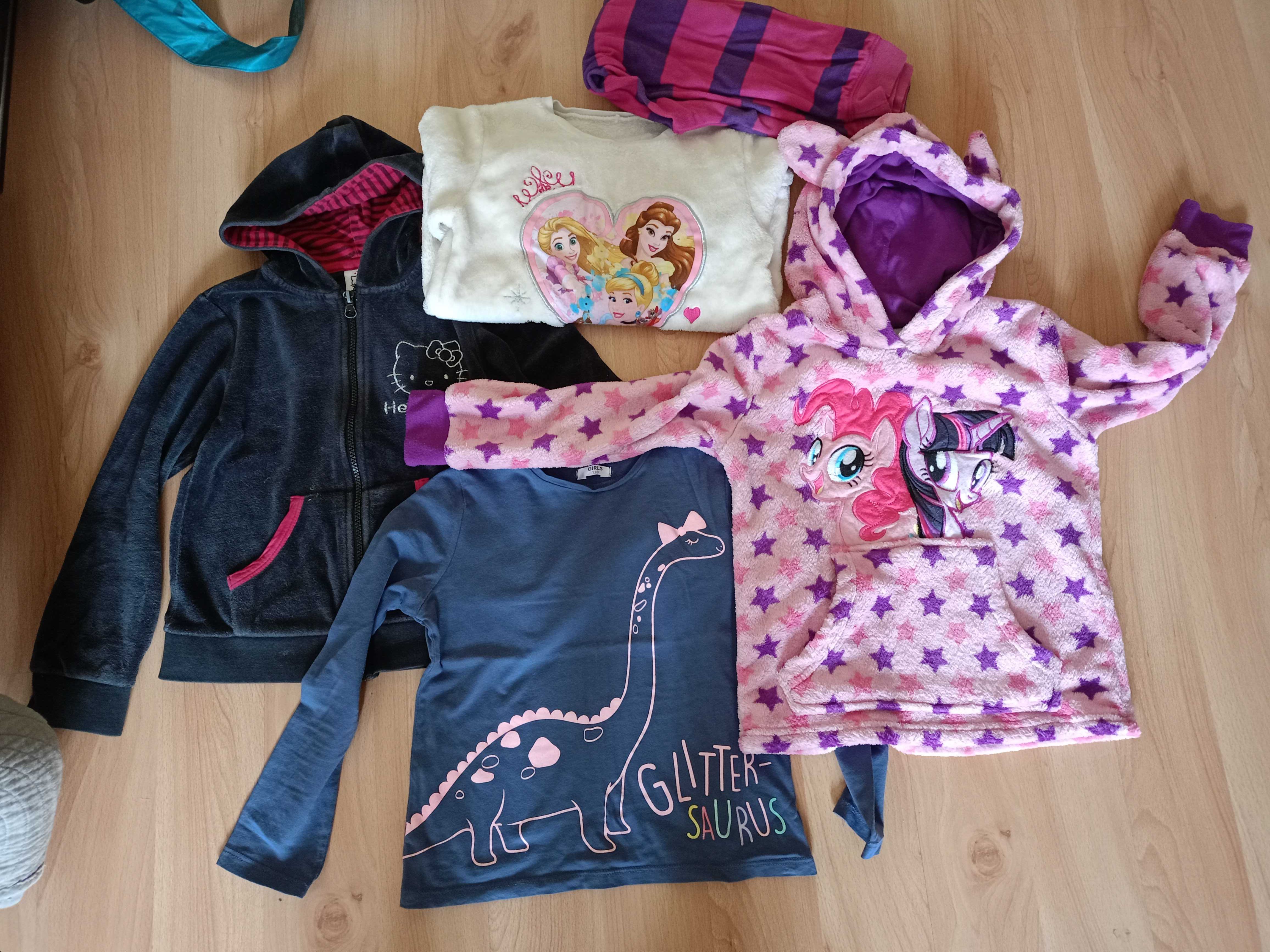 Set dziewczynka bluzy Kitty pony księżniczki 122