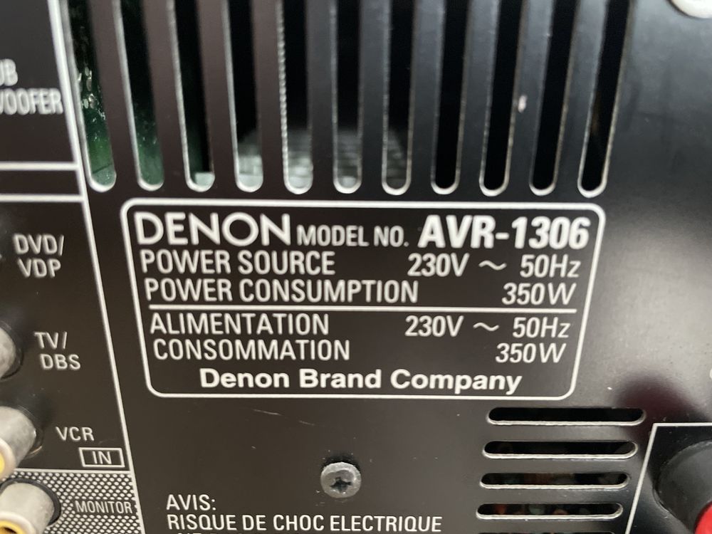 Amplituner Denon AVR-1306 i DVD Denon 1730