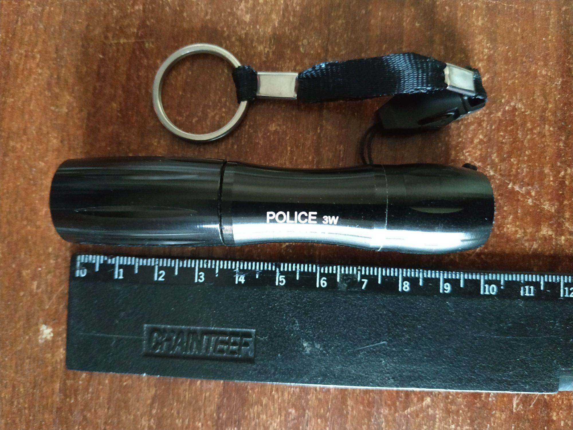 Ліхтар маленький тактичний Police 3W металевий