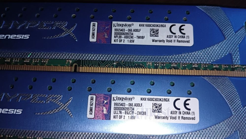 Оперативна пам'ять kingston hyperx ddr3 4*2gb