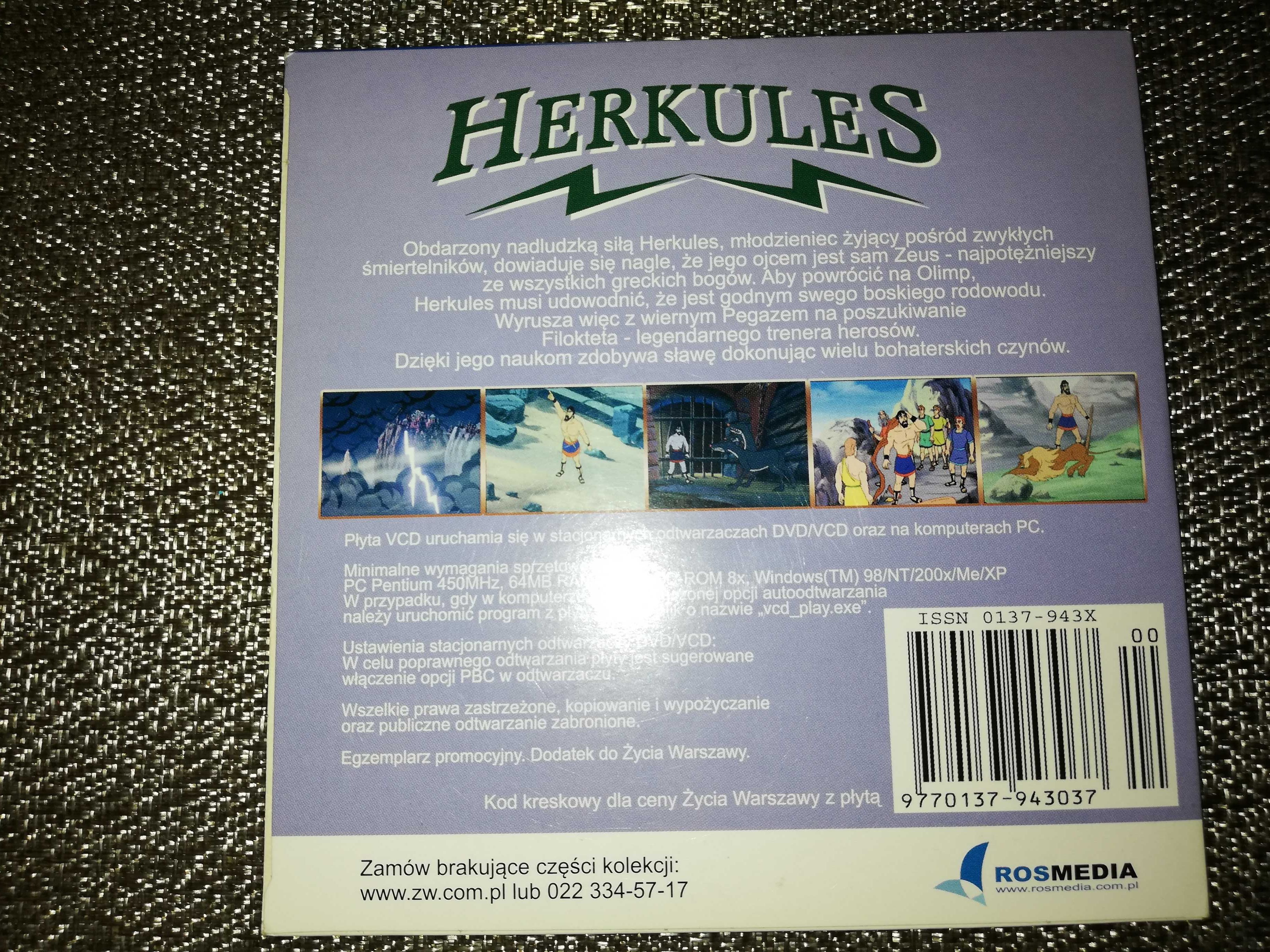 Film DVD/VCD dla dzieci - Herkules