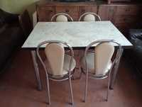 stół kuchenny + 4 krzesła