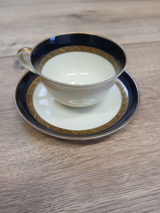 Filiżanka Rosenthal kobalt złoto