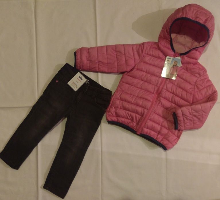 Spodnie jeans czarne rurki Papagino 92 cm Kup w zestawie