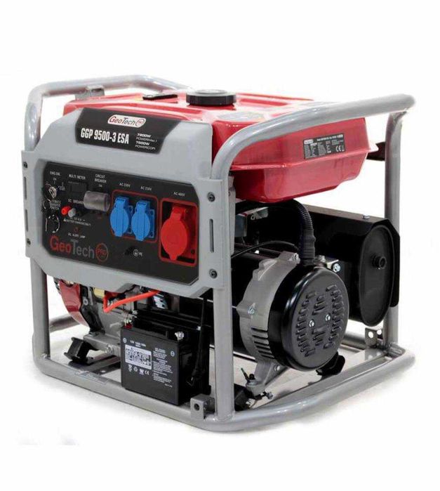 Генератор 400B трифазний GeoTech PRO GGP 9500 3-ESA - 7,5 кВт