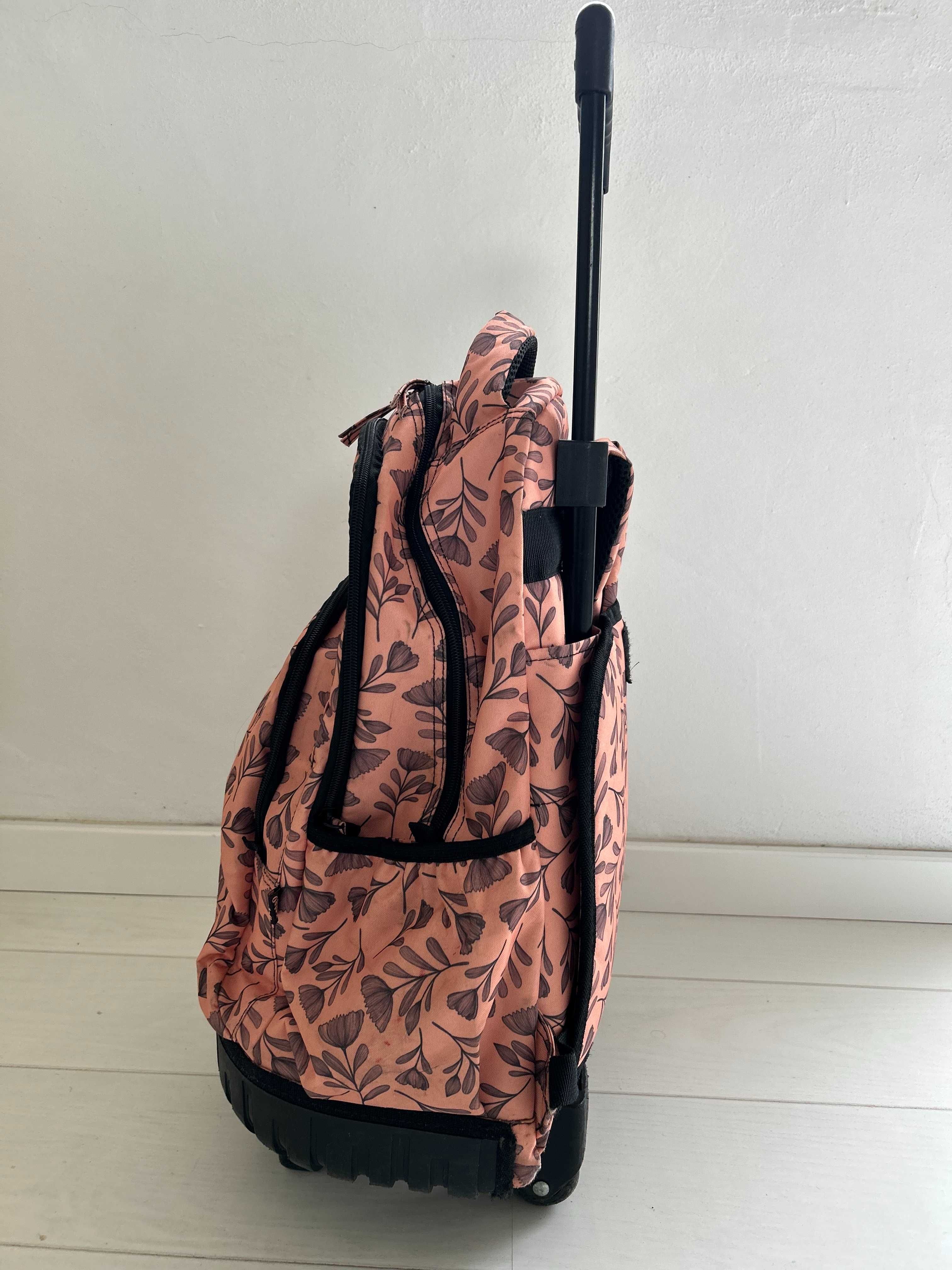 Mochila escola / fim-de-semana para criança - troley e alças