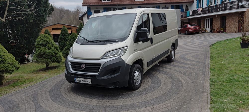 Fiat Ducato doka brygadówka  iveco brygadowy 7 osobowy osp euro 5 l2h1