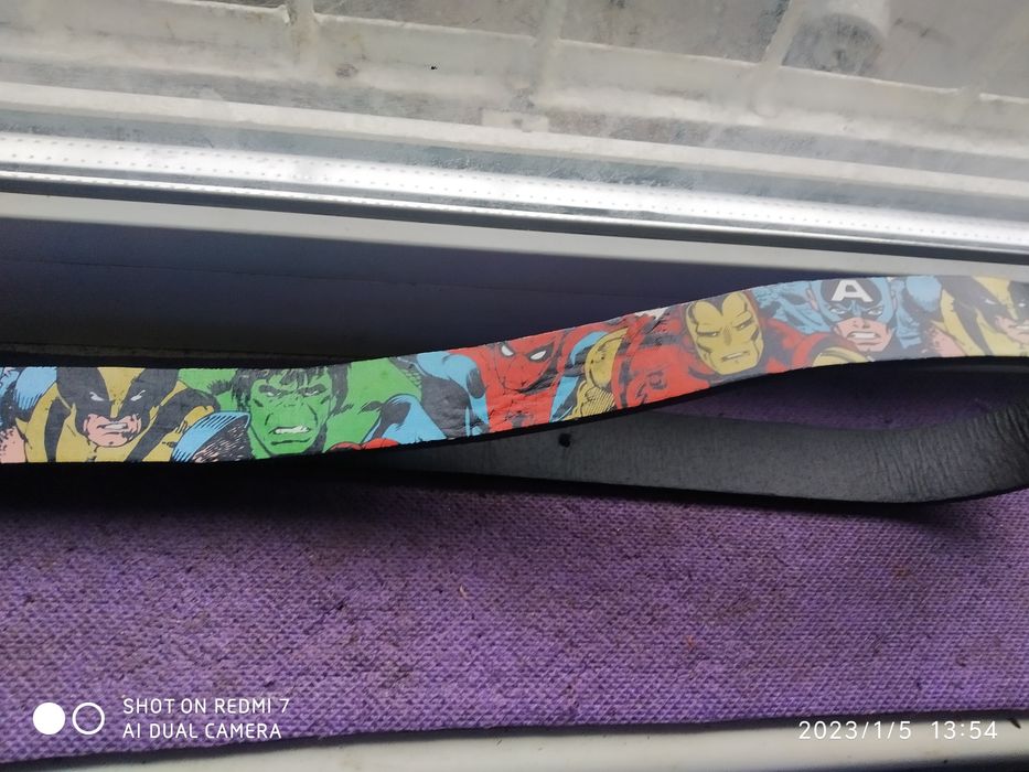 Ремень Marvel, 83 cm с пряжкой, оригинал