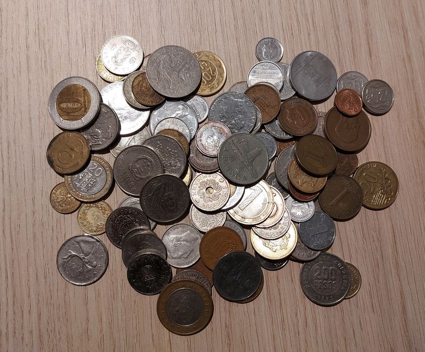 Lotes Moedas Estrangeiras - Vários Países