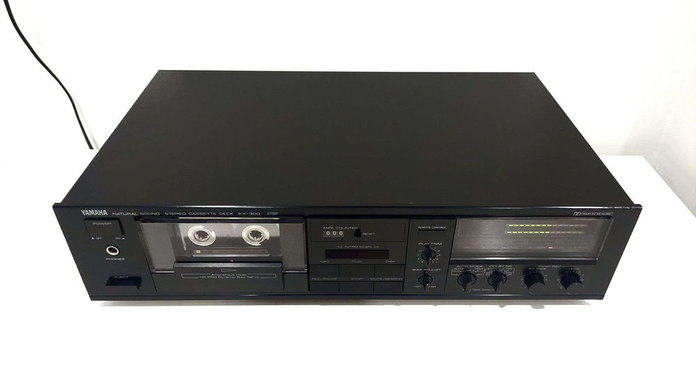 Leitor ca7 YAMAHA KX-300 ("Bias Adjust"/"Play Trim"/"Amorphous Head")*