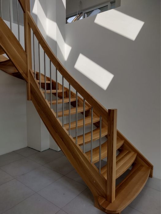 Schody Drewniane - Stolarskie Nowoczesne Zabrze Katowice Śląsk