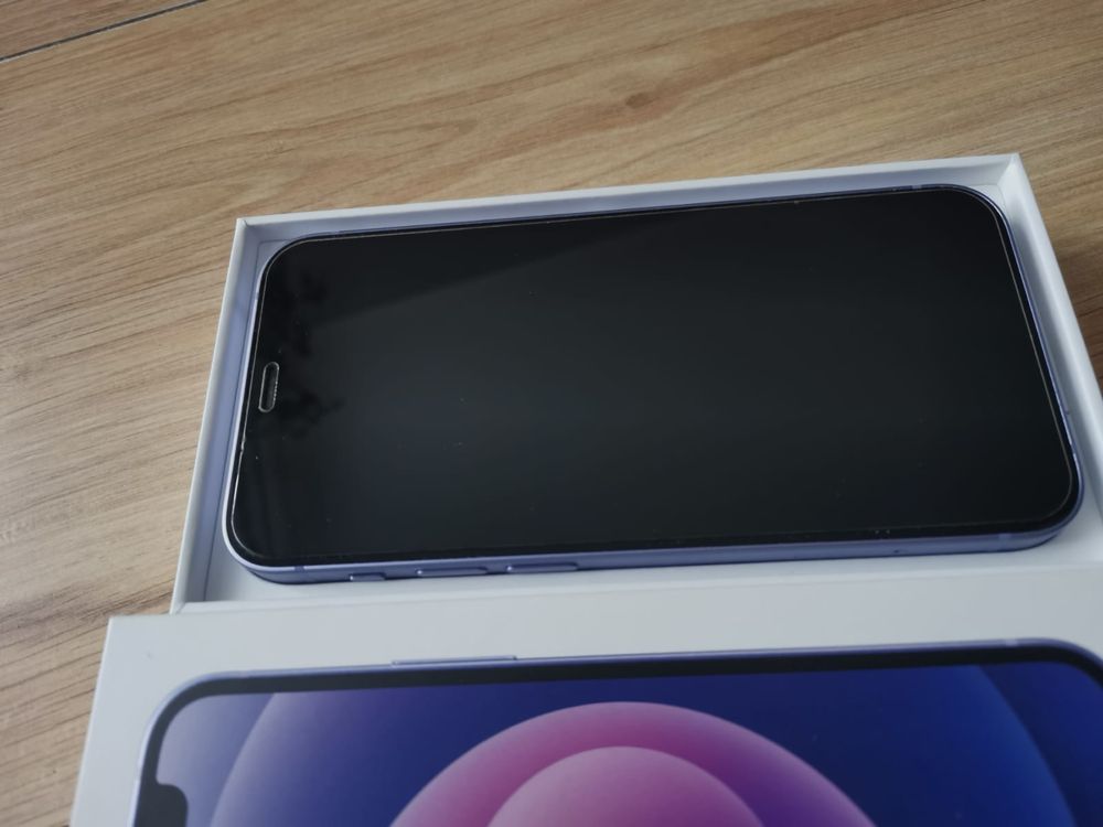 iPhone 12 mini 64 GB purple, idealny stan