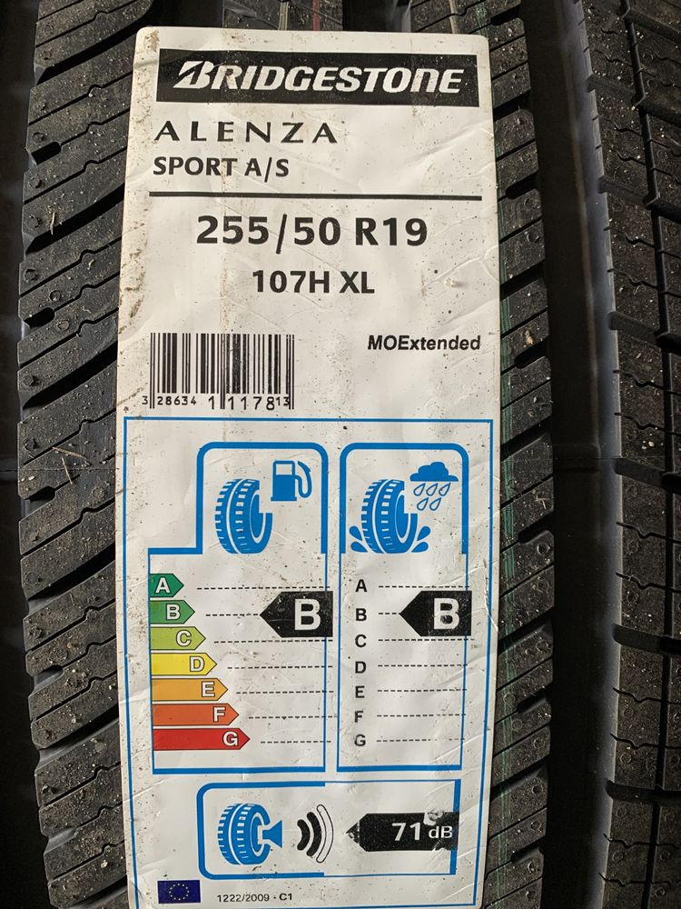 (2шт) нові 255/50R19 Bridgestone Alenza Sport A/S (107H XL) RFT літні