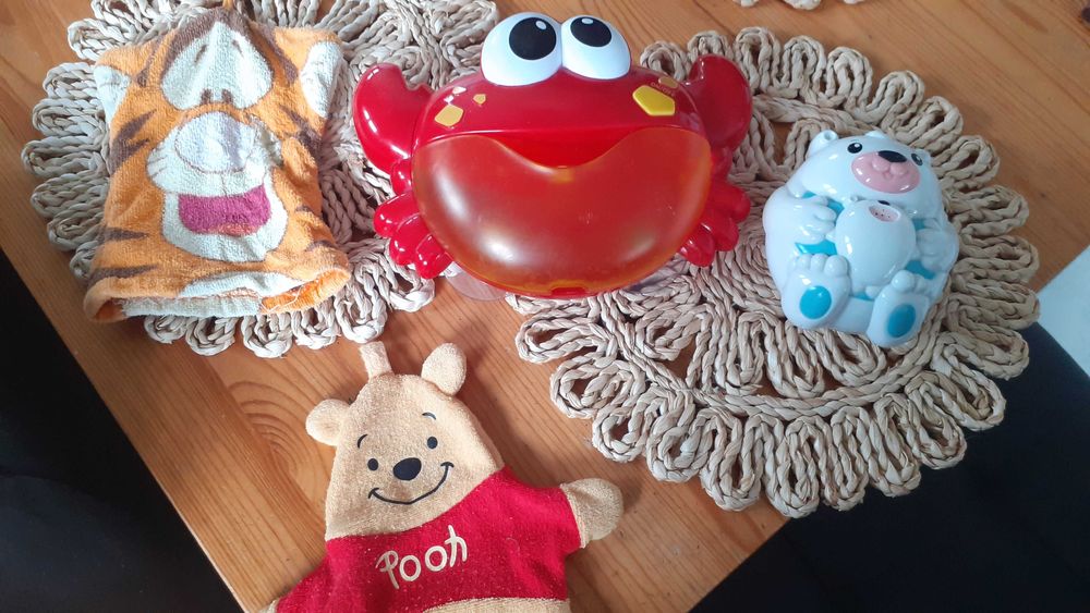 Zestaw do kapieli dla bobasa krab mis