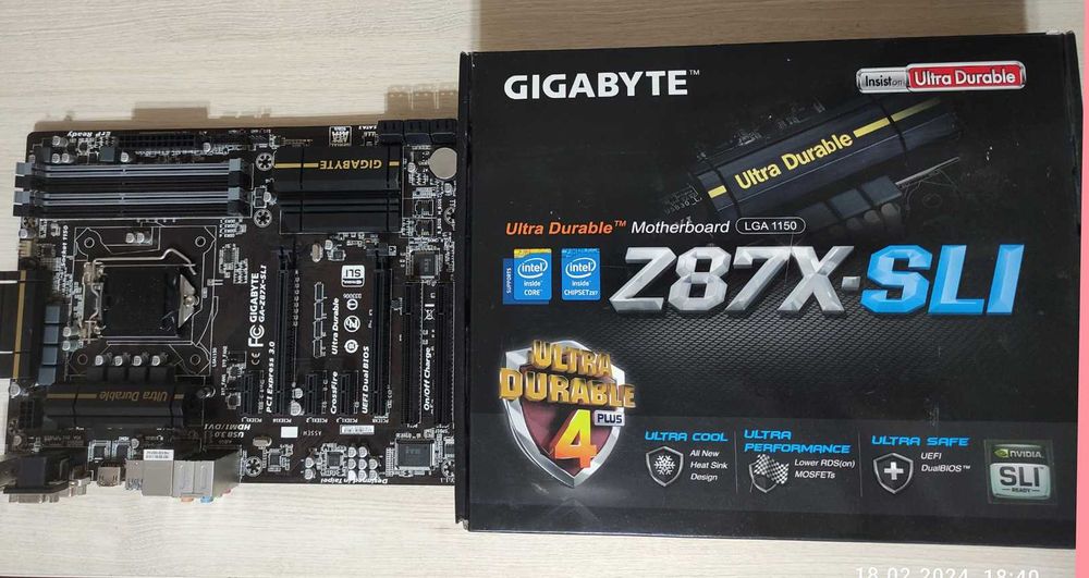 Материнску плату Gigabyte GA-Z87X-SLI
