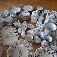 Zestaw Iwona - kolekcja obiadowa,kawowa i do herbaty, porcelana