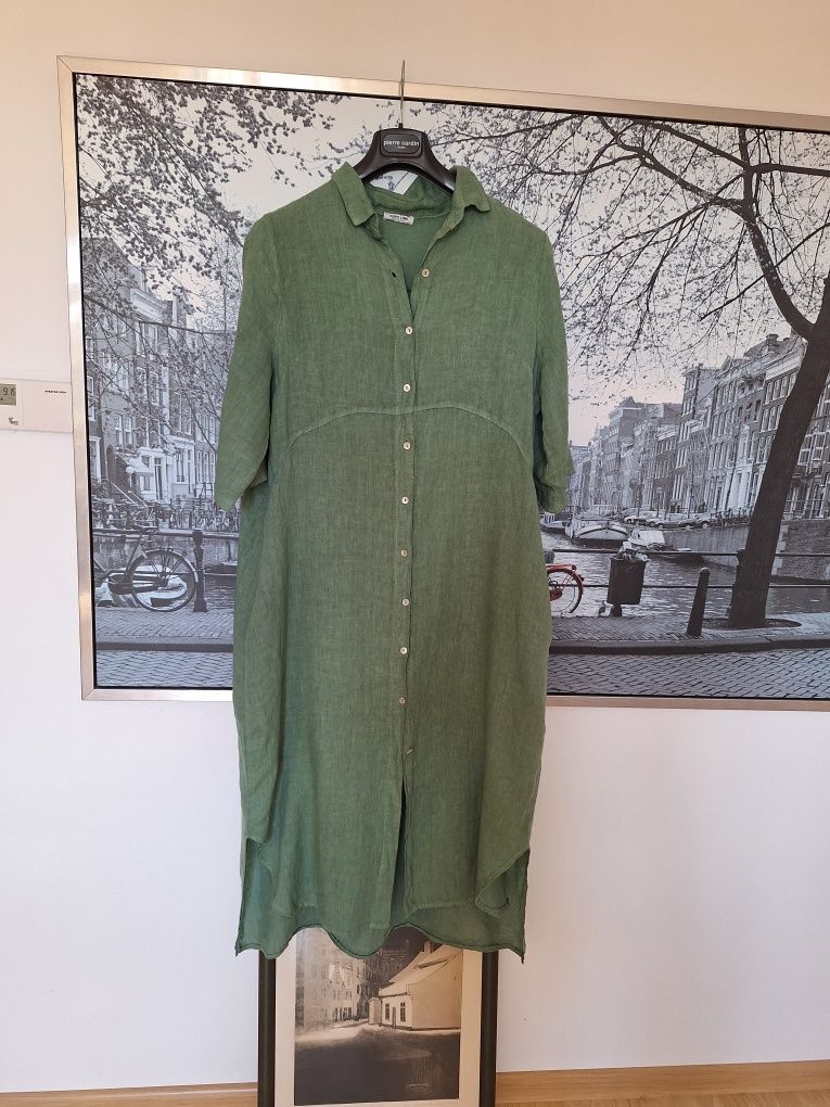 Sukienka oversize 100% len