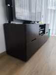 Móvel TV com mesa centro Wenge