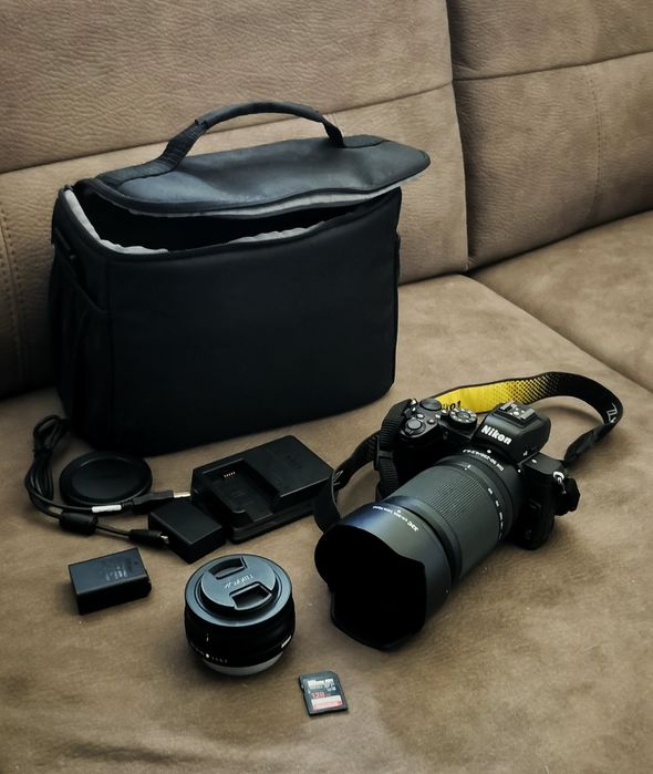 Nikon Z50 + 16-50mm + 50-250mm kompletny zestaw. Stan idealny