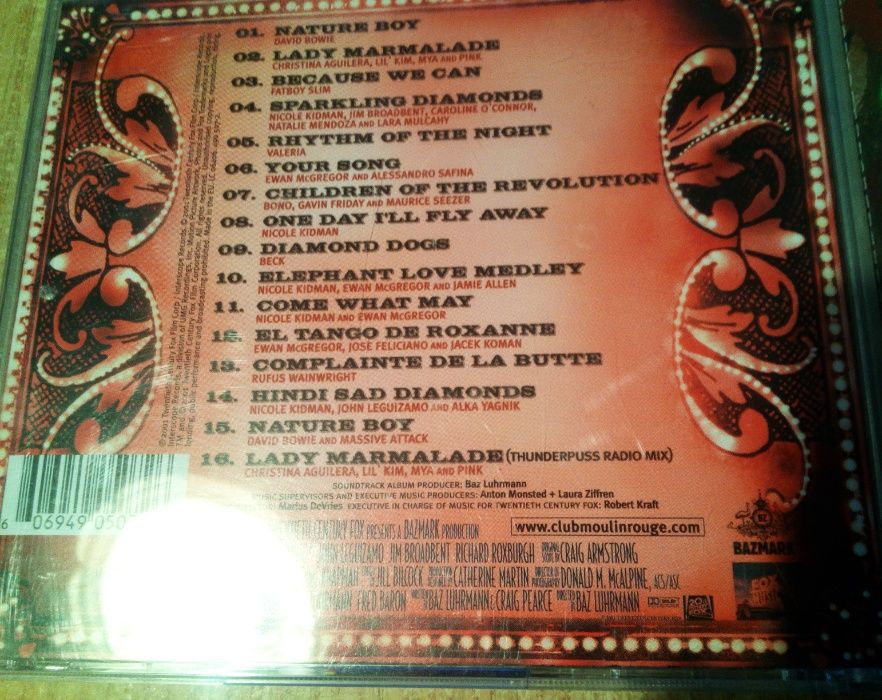 Zestaw płyt CD Moulin Rouge 1 , 2