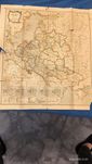 Stara Mapa Polski przedrozbiorowej. 1771 rok.