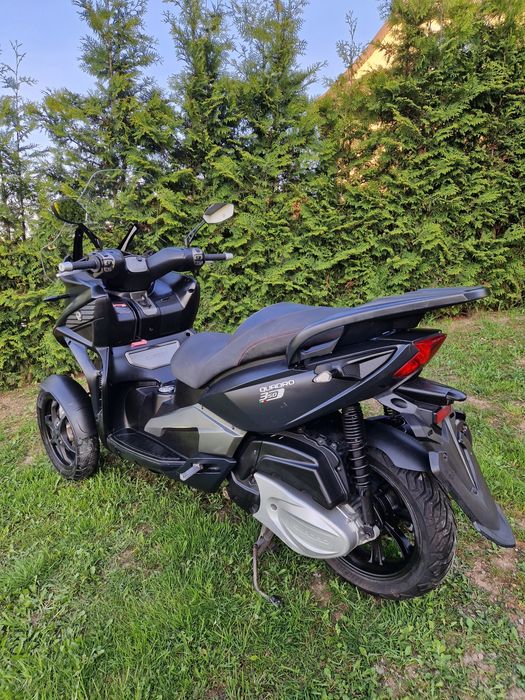 Motocykl Quadro 350 homologacja L5E na kat B ( mp3 , metropolis )