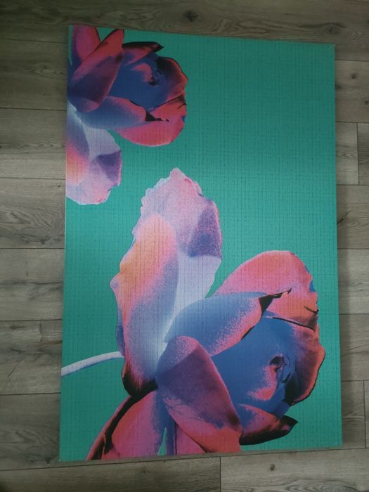 Sprzedam duży obraz  PJÄTTERYD  Neon Flower drukowany na płótnie