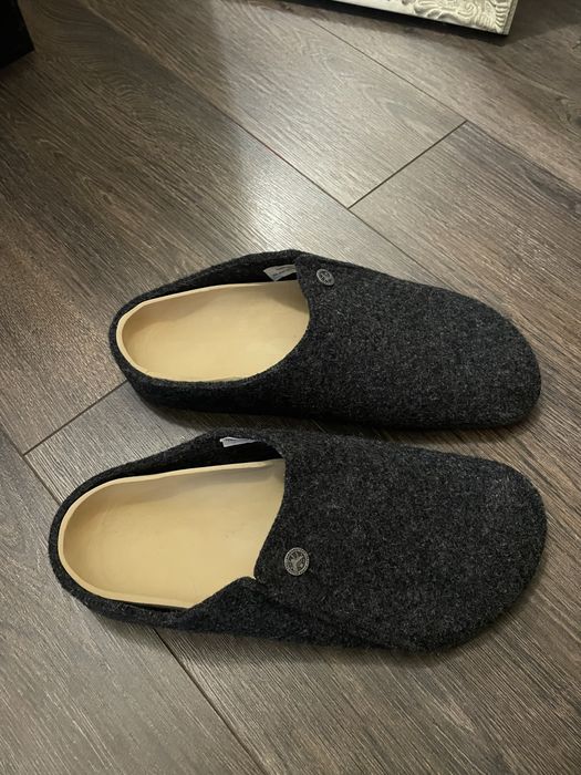 Birkenstock 1776 Zermatt мужские шерстяные тапочки, оригинал. Новые