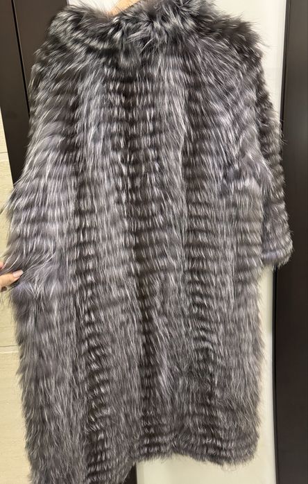 Пальто из чернобурки