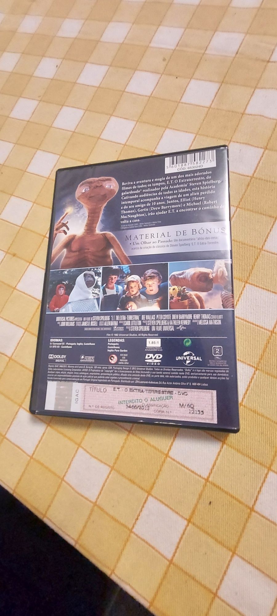 DVD E.T. o extraterreste