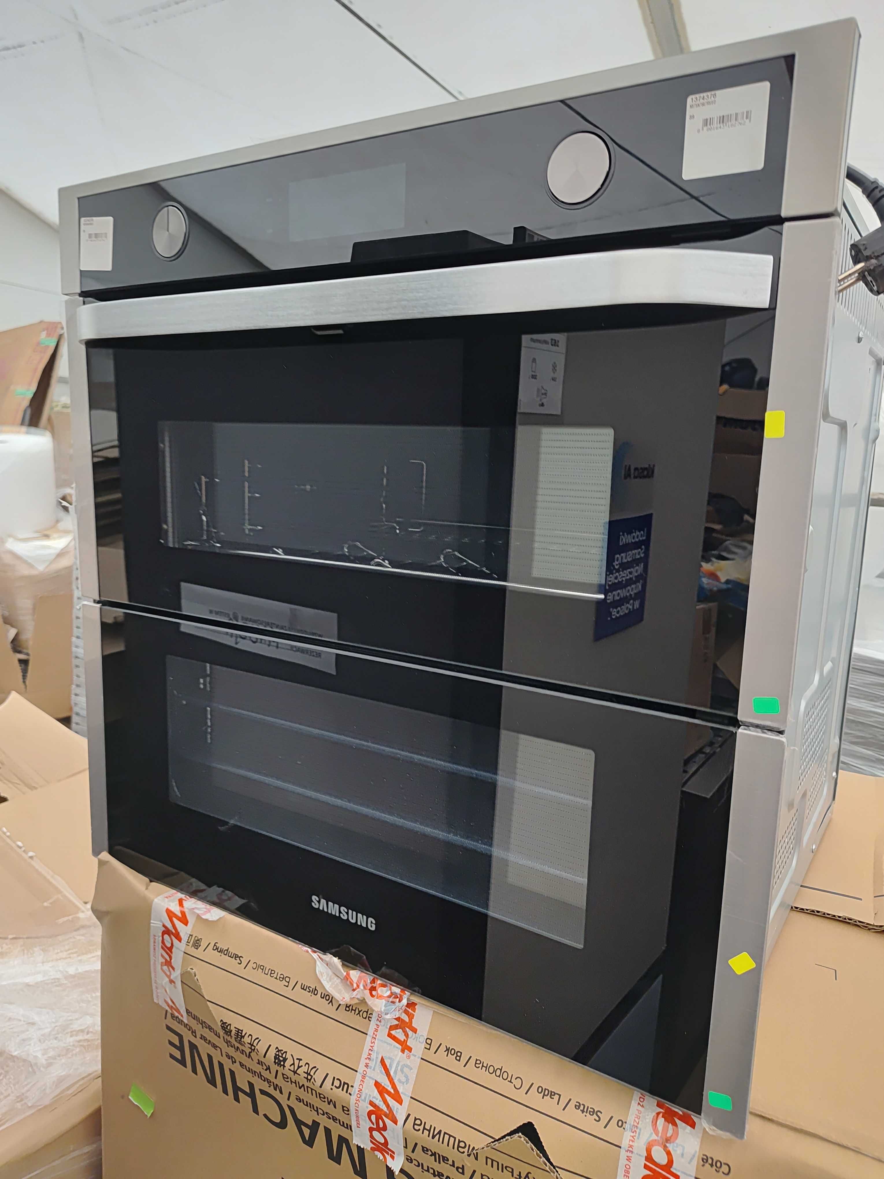SAMSUNG NV75N7647RS, Piekarnik elektryczny Dual Cook Flex™, 75 L