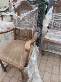 Krzesła fotele dębowe do odnowienia