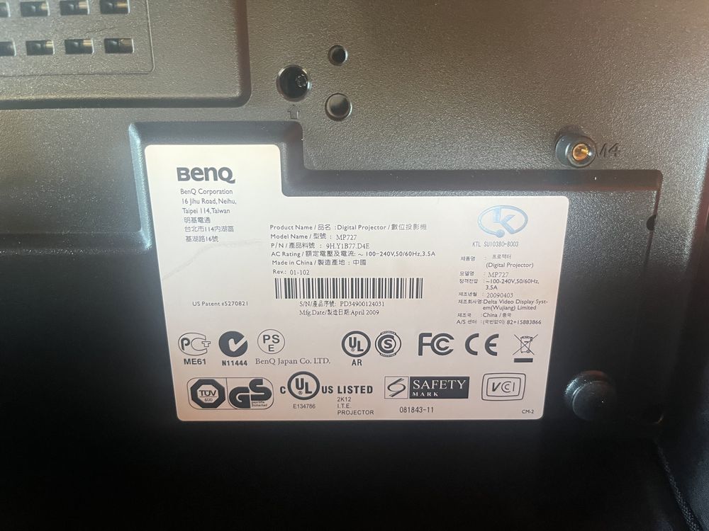 Projektor Benq MP 727