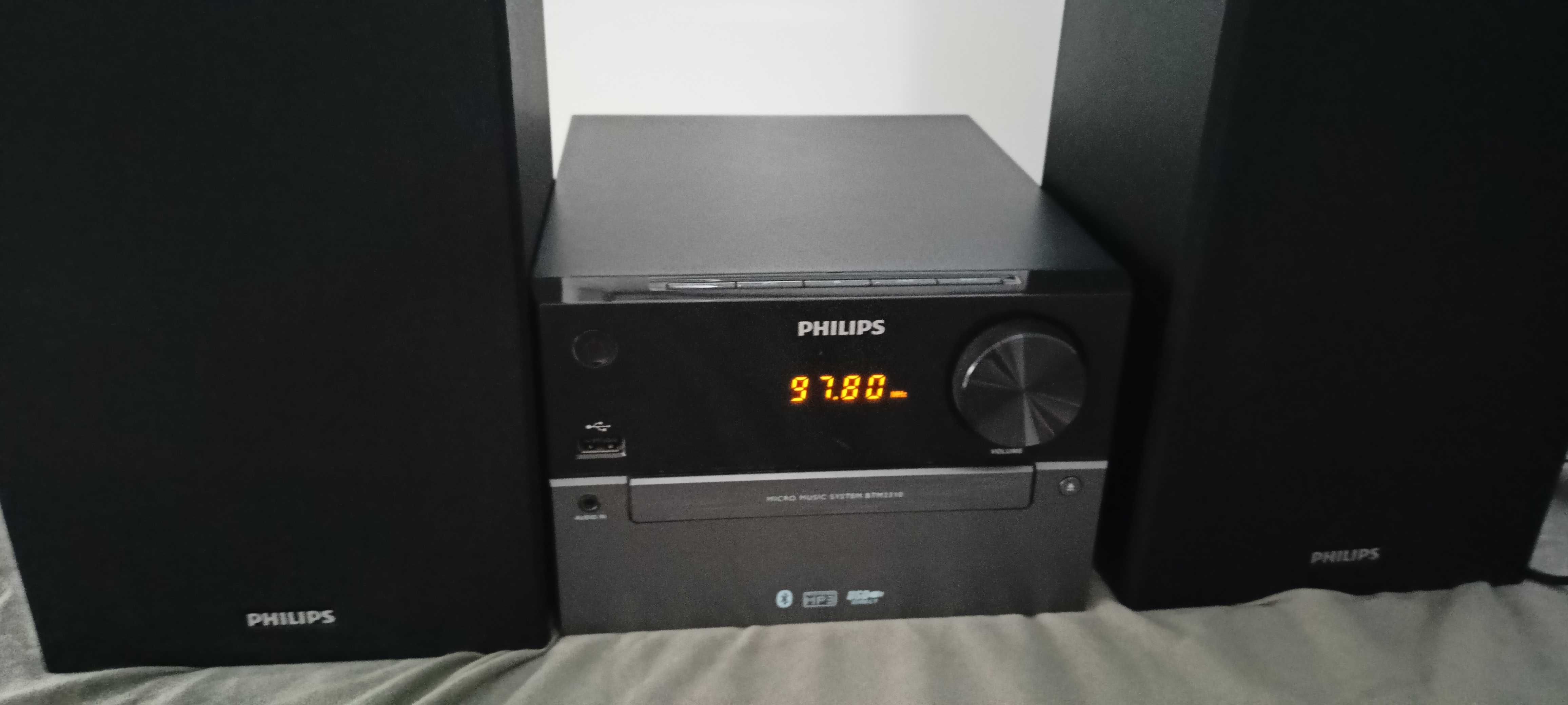 Mini wieża Philips BTM 2310 Bluetooth,USB,CD,tuner,AUX pilot