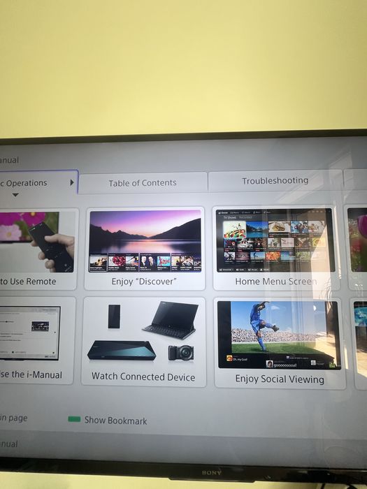 SMART TV Sony Bravia 65” (IMA-112) — Câmara integrada e som premium