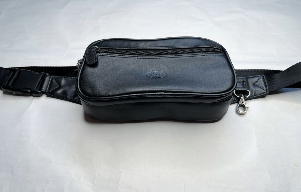 Кожаная сумка на пояс бананка Francinel Paris