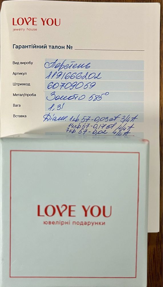 Золотое кольцо с бриллиантами 0,22 кт, р. 15,5-16