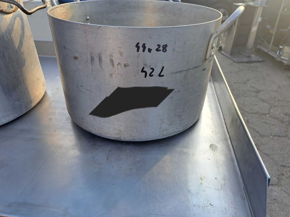 Garnek aluminiowy 10l 20l 30l 40l 50l 100l 50x50cm nowe i używane